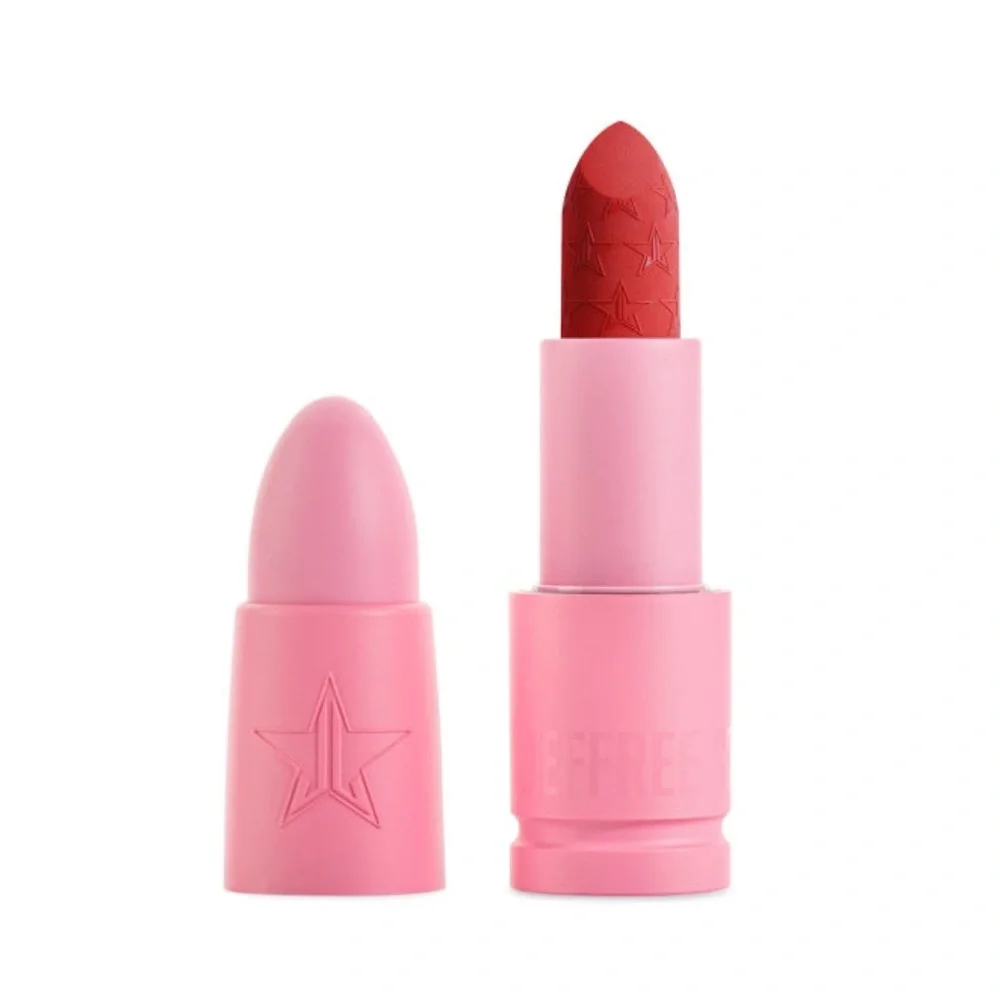 NIB Jeffree Star Velvet Trap Lipstick in Cherry Soda Full Size 3.3g